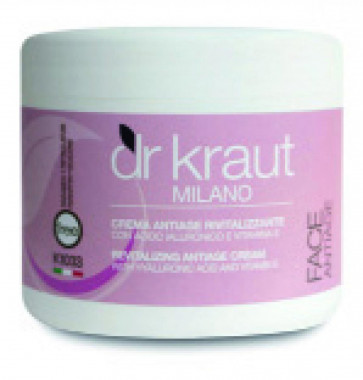 Dr. Kraut CREMA ANTIAGE RIVITALIZZANTE jaluronico+Vit. E 500ML