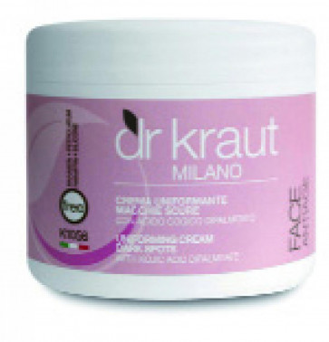 Dr. Kraut CREMA UNIFORMANTE MACCHIE SCURE acido cogico diplamitato 500ML