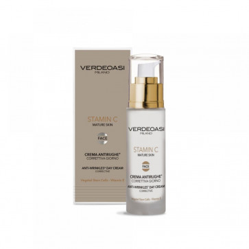 Verdeoasi CREMA ANTIRUGHE Correttiva giorno staminali e alghe 50ML