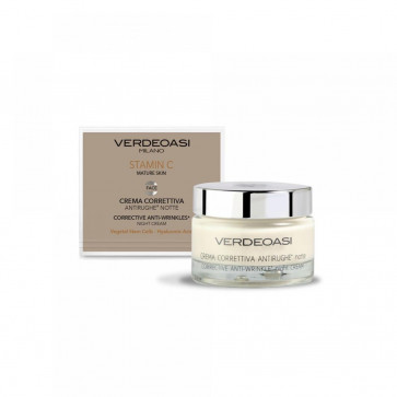 Verdeoasi CREMA ANTIRUGHE Correttiva notte staminali+jaluronico 50ML