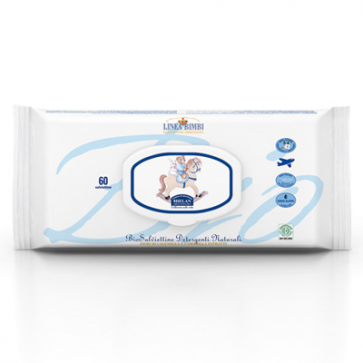 Helan LINEA BIMBI Salviettine Detergenti Naturali  60 pz