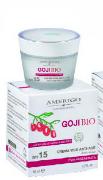 Amerigo GOJI BIO Crema Viso Anti-age SPF15 50 ml