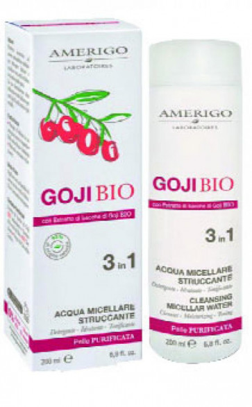 Amerigo GOJI BIO Acqua Micellare Struccante 200 ml