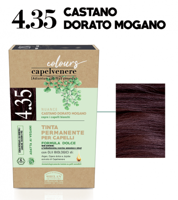 Helan CAPELVENERE COLOURS Tinte Permanenti - 4.35 Castano Dorato Mogano