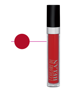 Helan I COLORI DI HELAN - LABBRA - Rossetto Liquido Effetto Lacca Matt - Rosso Rubino 4 ml