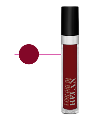 Helan I COLORI DI HELAN - LABBRA - Rossetto Liquido Effetto Lacca Matt - Borgogna 4 ml