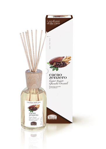 Helan I PROFUMI DELLA CASA - Bastoncini Aromatici - Cacao Zenzero 250 ml