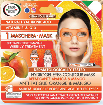 Brand Italia maschera monouso defaticante orange