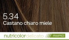 Bios Line Biokap Nutricolor Tinta Delicato Rapid 135 ml - 5.34 CASTANO CHIARO MIELE 