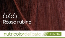 Bios Line BioKap Nutricolor Tinta Delicato Rapid 135 ml - 6.66 ROSSO RUBINO 