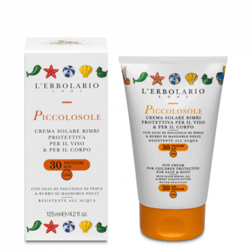 L'Erbolario Crema Solare Bimbi SPF 30 Piccolosole 125 ml