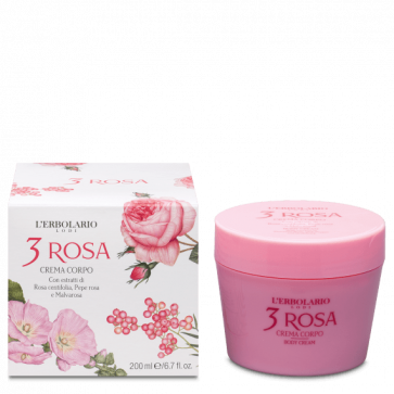 L'Erbolario Crema Corpo 3 Rosa 200 ml