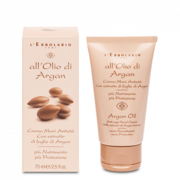 L'Erbolario Crema Mani Antietà All'Olio di Argan 75 ml