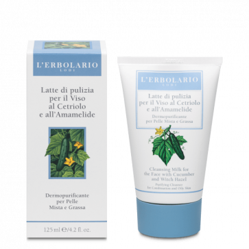 L'Erbolario Latte di Pulizia per Pelli Miste e Grasse 125 ml