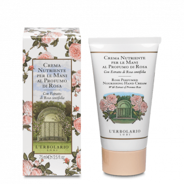 L'Erbolario Crema Nutriente per le Mani Rosa 75 ml