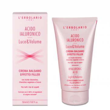 L'Erbolario Crema Balsamo Effetto Filler Acido Ialuronico Luce&Volume 150 ml