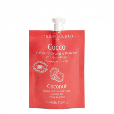 L'Erbolario Olio di Cocco Vergine Biologico ed Equosolidale Cocco 50 ml