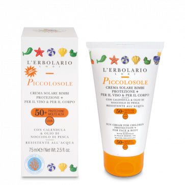 L'Erbolario Crema Solare Bimbi SPF 50+ Piccolosole 75 ml