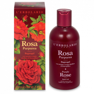 L'Erbolario Bagnogel Rosa Purpurea 250 ml 