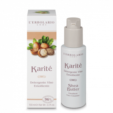 L'Erbolario Detergente Viso Emolliente Karité 100 ml