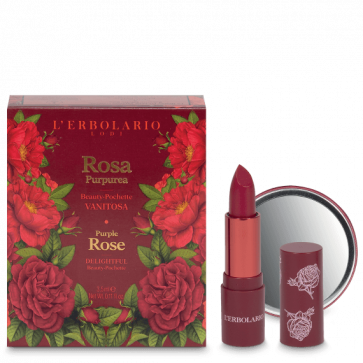 L'Erbolario Beauty-Pochette Vanitosa Rosa Purpurea Edizione limitata