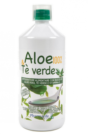 Pharmalife Research - Aloe 100% & Tè Verde - 1 L