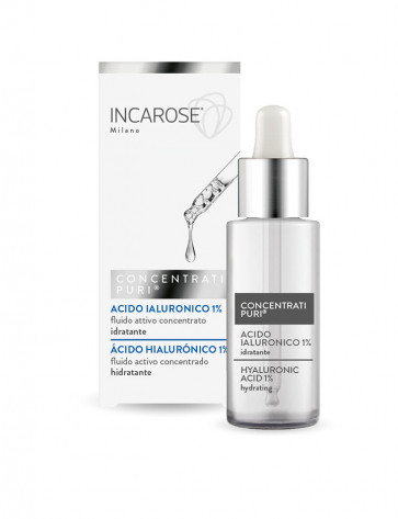 Incarose CONCENTRATI PURI ACIDO IALURONICO 1% - FLUIDO IDRATANTE 15 ML