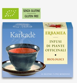 Erbamea KARKADE' 20 bustine filtro da agricoltura Biologica