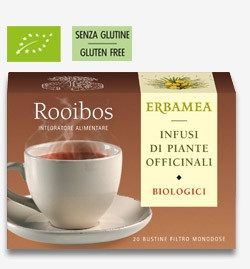 Erbamea ROOIBOS 20 bustine filtro da agricoltura Biologica 