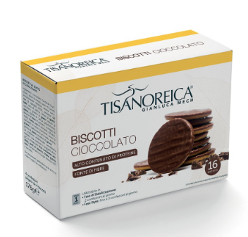 Tisanoreica BISCOTTI CIOCCOLATO 16 Biscotti da 11 g