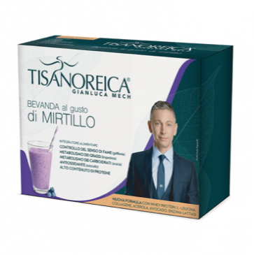 Tisanoreica BEVANDA GUSTO MIRTILLO 4 PAT da 28,5g.