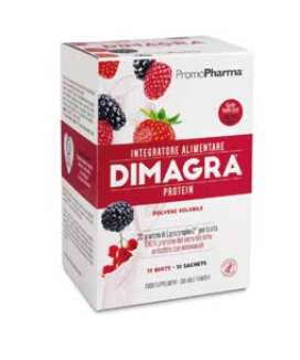 PromoPharam Dimagra® Protein Gusto Red Fruit 10 buste