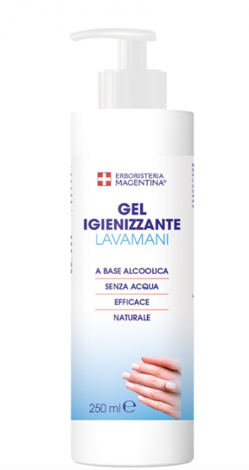 Erboristeria Magentina GEL IGIENIZZANTE LAVAMANI - A BASE ALCOOLICA  250 ml 