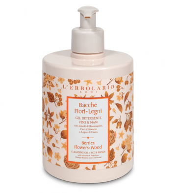 L'Erbolario Gel Detergente Viso & Mani Bacche Fiori Legni 500 ml