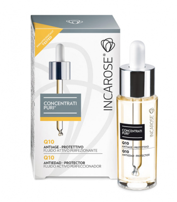 Incarose Concentrati Puri Q10 - Protettivo Antietà - Fluido 15 ml