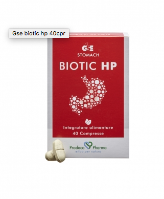 Prodeco Pharma GSE BIOTIC•HP 40 compresse