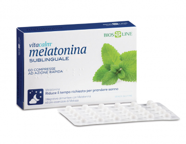 Bios Line VitaCalm Melatonina Sublinguale 120 compresse sublinguali