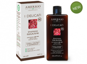 Amerigo Shampoo ristrutturante capelli colorati danneggiati 250 ml