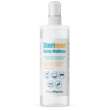 PromoPharma Steriman® Spray Multiuso 500 ml 75% di alcool 
