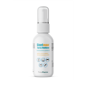 PromoPharma Steriman® Spray Multiuso 100 ml 75% di alcool 