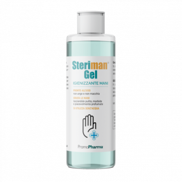 PromoPharma Steriman® Gel flacone 100 ml 70% di alcool 