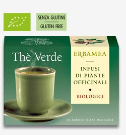 Erbamea THE' VERDE 20 bustine filtro da agricoltura Biologico 