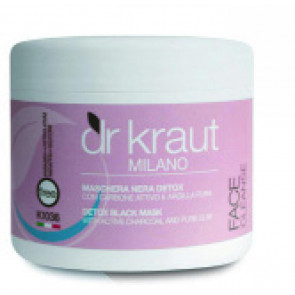 Dr. Kraut MASCHERA NERA DETOX carbone attivo+argilla pura 500 ml