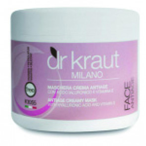 Dr. Kraut MASCHERA CREMA ANTIAGE acido jaluronico+Vitamina E 500 ML