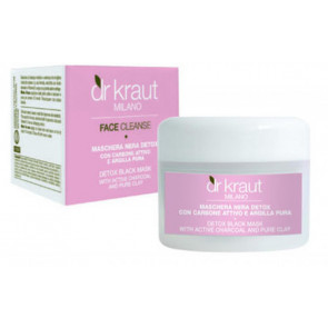 Dr. Kraut Maschera nera detox al carbone attivo e argilla pura 100 ml