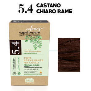 Helan CAPELVENERE COLOURS Tinte Permanenti - 5.4 Castano Chiaro Rame