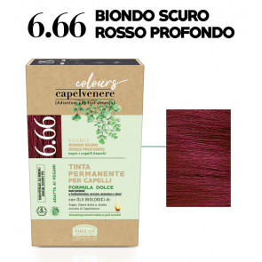 Helan CAPELVENERE COLOURS Tinte Permanenti - 6.66 BIONDO SCURO ROSSO PROFONDO