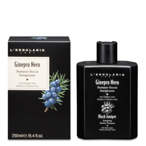 L'Erbolario Shampoo Doccia Energizzante Ginepro Nero 250 ml