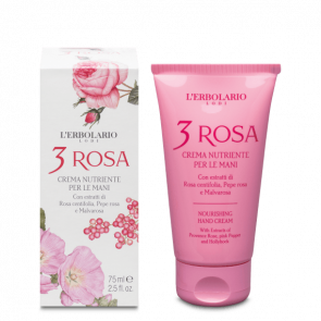 L'Erbolario Crema Nutriente per le Mani 3 Rosa 75 ml