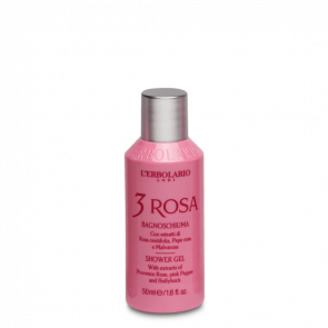 L'Erbolario Bagnoschiuma minitaglia 3 Rosa 50 ml